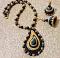 Hand Carved Designer Clay Set in Shades of Golden Brown & Black Hand Carved Designer Clay Set in Shades of Golden Brown & Black