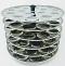 Tabakh  Stainless Steel Mini Idli Stand 6 Racks