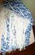 Blue Printed Georgette White Tassels Dupatta Chunni Stole #554 Blue Printed Georgette White Tassels Dupatta Chunni Stole #554