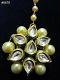 Mang Tika in Gold Tone Encrusted Crystal Stones & Pearls #8676 Mang Tika in Gold Tone Encrusted Crystal Stones & Pearls #8676