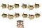 Traditional Design Copper Sigri w/ Brass Handle (Pack of 12 Pcs) Traditional Design Copper Sigri w/ Brass Handle (Pack of 12 Pcs)