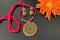 Trendy Pink,Yellow and Green Pendant In Pink Long Rope and earrings!!!