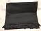 Shawl Black Solid Ribbed Winter Wear Kashmiri Shawl Wrap #6125