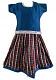 Blue Checks Pure Silk Pattu Pavada - Size - 18 ( 2yrs to 3yrs ) Blue Checks Pure Silk Pattu Pavada - Size - 18 ( 2yrs to 3yrs )