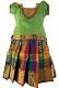 Multi Color & Green Pattu Pavada - Size 14 ( 6 Months to 1 Yrs ) Multi Color & Green Pattu Pavada - Size 14 ( 6 Months to 1 Yrs )