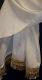Suit 4801 Solid Ivory Crepe Salwar Kameez Dupatta Large Size Pakistani Suit