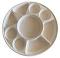 Biodegradable 9 Compartment Plates / Thali Bulk 100 Pcs