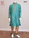 Men's Raw silk Party Wear Aqua green w/ gold printed buti Kurta Pajama set Men's Raw silk Party Wear Aqua green w/ gold printed buti Kurta Pajama set