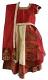 Pretty White & Red Langa Voni - Size 24 for 5 to 6 Year Girls