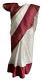 White and Pink Kids Saree - Size - 22 for 4 & 5 Year Girls White and Pink Kids Saree - Size - 22 for 4 & 5 Year Girls