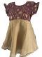 Cream and Brown Frock for 1 to 2 Year Girls Cream and Brown Frock for 1 to 2 Year Girls