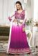 Beautiful Pink White Shaded Long Dress (40") Beautiful Pink White Shaded Long Dress (40")