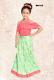 Partywear Pastel Green and Pink Hued Designer Lehenga Choli For Baby Girls Partywear Pastel Green and Pink Hued Designer Lehenga Choli For Baby Girls