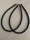Black Bead Anklet Fashion Jewelry
