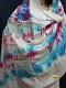 Pure Silk Ivory Printed Dupatta Chunni Wrap Stole