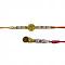 Lumba RAKHI Crafted in Golden Sun Like Flower & White Beads +Roli & Chaval Lumba RAKHI Crafted in Golden Sun Like Flower & White Beads +Roli & Chaval