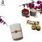 Fancy Lord Ganesh Rakhi Embellished with Elegant Pearls + Roli & Chaval Fancy Lord Ganesh Rakhi Embellished with Elegant Pearls + Roli & Chaval