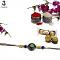 Appealing Floral Design Single Stone Rakhi + Roli & Chaval