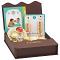 Kundan Bhaiya Bhabhi Rakhi Gift Set w/ Thali, Roli, Chaval, Chocolate, Card