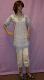 Blouse 034 Cotton White Hand Embroidered Small Size Kurti Tunic Top #034 Blouse 034 Cotton White Hand Embroidered Small Size Kurti Tunic Top #034