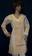Blouse 046 White Cotton Embroidered Small Size Tunic Top Kurti #046