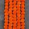 5 PC - 4.5 feet Dark Orange Marigold Garland for wedding/party decoration