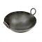 Large Heavy Duty Iron Kadhai for Deep Frying (Wok) 18" to 30" Large Heavy Duty Iron Kadhai for Deep Frying (Wok) 18" to 30"