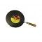 Iron Flat Dosa Tawa w/ Wooden Handle 12" to 14"