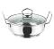 Induction Bottom Stainless Steel Kadhai w/ Lid - 7.25" to 10.25" Induction Bottom Stainless Steel Kadhai w/ Lid - 7.25" to 10.25"