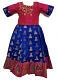 BLUE AND PINK INDIAN ETHNIC GIRLS LONG DRESS Size 20 BLUE AND PINK INDIAN ETHNIC GIRLS LONG DRESS Size 20