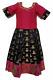 BLACK AND PINK INDIAN ETHNIC GIRLS LONG DRESS Available In Two Sizes BLACK AND PINK INDIAN ETHNIC GIRLS LONG DRESS Available In Two Sizes
