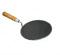 Multipurpose Iron Tawa Griddle w/ Wooden Handle 9" to 15" Multipurpose Iron Tawa Griddle w/ Wooden Handle 9" to 15"