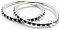 925 Sterling Silver New Born / Toddler Kids Black Beads Kada - Style#12