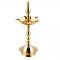Traditional Design Standing Brass Diya Lamp for Pooja 7.5" - 9" Tall Traditional Design Standing Brass Diya Lamp for Pooja 7.5" - 9" Tall