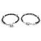 925 Sterling Silver Kids Najariya (Black Beads) Anklet - Style#13 925 Sterling Silver Kids Najariya (Black Beads) Anklet - Style#13