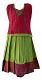 Pink and Green Raw Silk Pattu Pavada Available In Three Sizes Pink and Green Raw Silk Pattu Pavada Available In Three Sizes