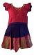 Purple And Pink Raw Silk Pattu Pavada Size 12 - 0 to 6 months Purple And Pink Raw Silk Pattu Pavada Size 12 - 0 to 6 months