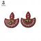 Subh Labh Stickers in Diya Shape