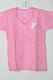 Pink Chikan Work Cotton Short Kurti Size 34/36