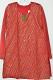 Red Cotton Sequence Work Kurti Size 36/38