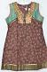 Brown Colour Cotton Kurti w/ Jaquard Size 36/38