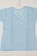 Light Blue Chikan Work Cotton Short Kurti Size 34/36