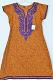 Brown Cotton Kurti w/ Self Print Size 36/38 Brown Cotton Kurti w/ Self Print Size 36/38