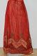 Corelle Red Net Lehanag w/ String To Pull Blouse & Stole