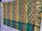 Kancheepuram Green Printed Silk Saree w/ Beautiful Pallu