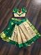 Kids half saree or lehanga green 8 years26 chest blouse and waist 28 Kids half saree or lehanga green 8 years26 chest blouse and waist 28