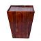 Exotic Cube Shaped 18" Square Top Side Table / End Table / Accent Table For Living Room