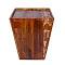Rustic Design 18" Square Top Side Table / End Table / Accent Table For Living Room