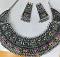 Colorful Silver Vintage Oxidized Jewelry Set Colorful Silver Vintage Oxidized Jewelry Set