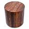 Artistic Handmade Reclaimed Wood Round Stool Side Table 18" Artistic Handmade Reclaimed Wood Round Stool Side Table 18"